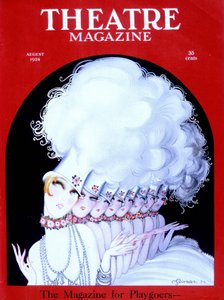 Kabarétáncosok a Théatre Magazine amerikai magazin címlapján, 1924. augusztus (metszet)