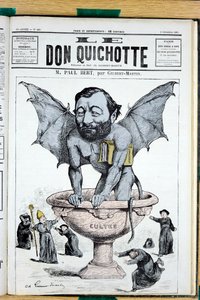 A „Le Don Quijote” borítója, 389. szám, színes szatirikus