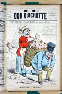 A „Le Don Quijote” borítója, 908. szám, színes szatirikus