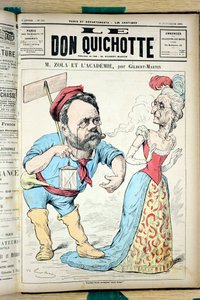 „A Don Quijote” borítója, 804. szám, Színes szatirikus alkotó: Charles Gilbert Martin