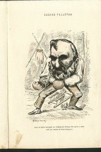 Illusztráció: Charles Gilbert-Martin (1839-1905) a „Kortárs grimaszok” c. alkotó: Charles Gilbert Martin