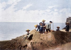Efemer erődítmény. Gillot metszete, 1900 körül.