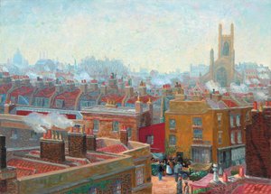 Egy sarok a Chelsea-ben alkotó: Charles Ginner