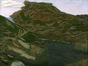 Boscastle Harbour, Cornwall (olaj, vászon) alkotó: Charles Ginner