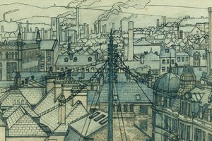 Leeds Roofs alkotó: Charles Ginner