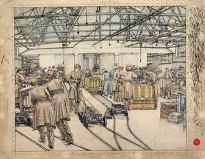 Töltőgyár, Hereford alkotó: Charles Ginner