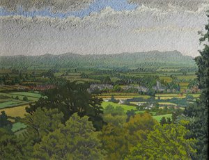 Malvern Hills, Worcestershire (olaj, vászon)