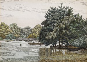 A Serpentine, Hyde Park alkotó: Charles Ginner