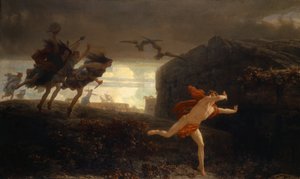 Pentheuszt a maenádok üldözték, 1864