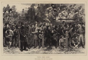 Here They Come!, a Derby, 1871, On the Course