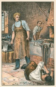 Jelenet a Nagy várakozásokból, Charles Dickens, London c1870
