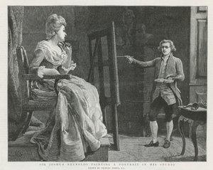 Sir Joshua Reynolds Londonban alkotó: Charles Green