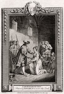 Lady Elizabeth Grey, IV. Edwardhoz kérve földjei helyreállítását, 15. század, 1777