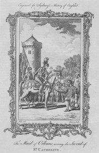 Az orléansi szobalány átveszi Szent Katalin kardját, 1773.