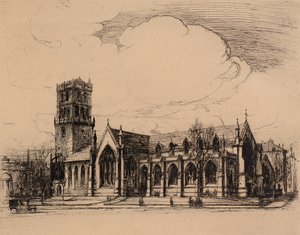 Városi templomok, Dundee (rézkarc)