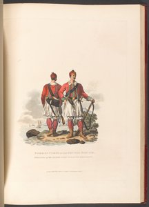 „Külföldi hadtest a brit szolgálatban. A görög könnyű gyalogezred közlegényei alkotó: Charles Hamilton (after) Smith