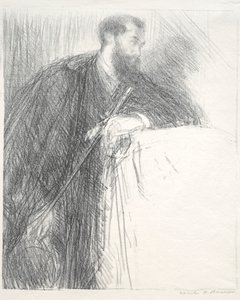 Lucien Pissarro, 1895. alkotó: Charles Haslewood Shannon