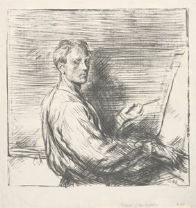 A művész arcképe, 1905. 1. sz. alkotó: Charles Haslewood Shannon