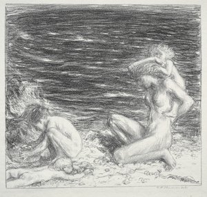 Tenger és szellő, 1894. alkotó: Charles Haslewood Shannon