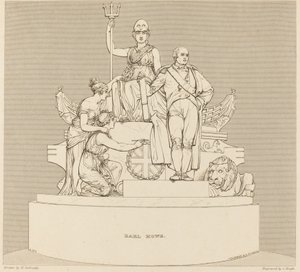 Earl Howe emlékműve alkotó: Charles Heath after Henry Corbould after John Flaxman