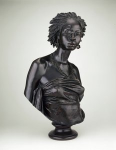 Egy afrikai nő mellszobra, 1851.