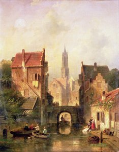 Egy holland csatornajelenet, 1866