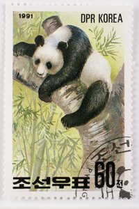Bélyeg/Észak-Korea/Ailuropoda melanoleuca/Grand Panda/Giant Panda