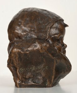 Baby with Bonnet: The Artists Son (bronz)