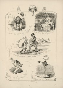 Oldal a Charles H Bennett által írt Példabeszédek képekkel című könyvből