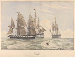 HMS "Daphne" 18 ágyú alkotó: Charles Henry & Hullmandel Charles Joseph (1789 1850) Seaforth