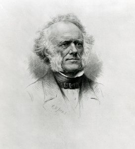 Sir Charles Lyell, 1875 (stipple-metszet) alkotó: Charles Henry Jeens