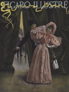 Dominó rózsa. A Le Figaro Illustre borítója, 1896. február