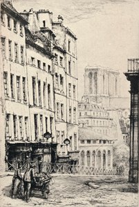 „Rue de la Montagne-Ste Genevieve”, 1915 alkotó: Charles Heyman