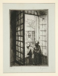 A régi Hôtel-Dieu ablaka alkotó: Charles Heyman