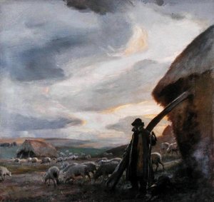 Az esti óra, 1905 körül (olaj, vászon)