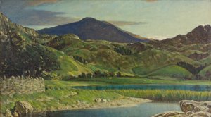Watendlath Tarn, Keswick közelében, 1919 alkotó: Charles John Holmes