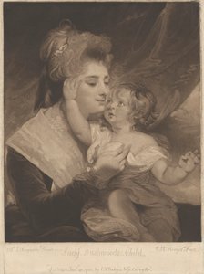 Lady Dashwood & Child alkotó: Charles Howard Hodges