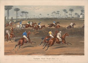 Egy a négyből: Leamington Grand Steeple Chase... 1837. 2. tábla. Mr. Christian a Scriptonon... alkotó: Charles Hunt
