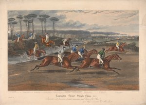 Egy a négyből: Leamington Grand Steeple Chase... 1837. 3. tábla. Mr. Clifford a grófnőről... alkotó: Charles Hunt