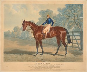 [Rennen]: "Deception", Gewinner der Oaks Stakes in Epsom, 1839, geritten von J. Day