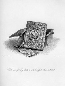 I. Károly király által az állványon használt Biblia, 1649. január 30., 1840.