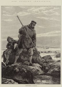 Halászati ágazataink, garnélarákhalászat Hastingsben alkotó: Charles J. Staniland