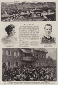 A nápolyi herceg és Heléna montenegrói hercegnő eljegyzése
