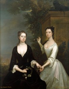 Lady Elizabeth és Lady Henrietta Finch, c1730-c1731