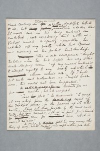 Nicholas Nickleby egy fejezetének eredeti kézirata, 1838 (toll és tinta papíron) alkotó: Charles John Huffam Dickens