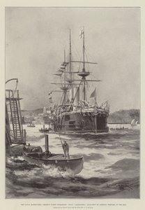 A haditengerészeti manőverek, tartalék flottaműveletek, HMS Alexandra, Domvile admiral zászlóshajója a Tor-öbölben