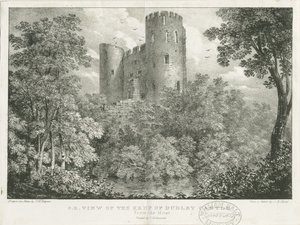 Dudley kastély – The Keep: metszet, nd [c 1825] (nyomtatás) alkotó: Charles Joseph Hullmandel