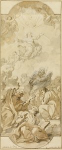 Szűz Mária mennybevétele alkotó: Charles Joseph Natoire