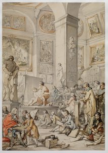 Életkurzus a Királyi Festészeti és Szobrászati Akadémián, 1746 alkotó: Charles Joseph Natoire