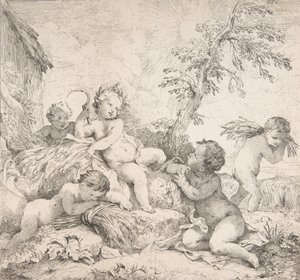 Nyár Nyár, kb. 1735. alkotó: Charles Joseph Natoire